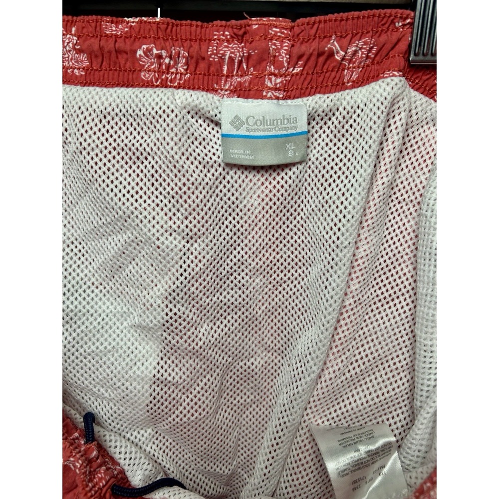 Columbia PFG Men's Super Backcast Water Shorts XL Tropical Coral Mermaid - Picture 7 of 12
